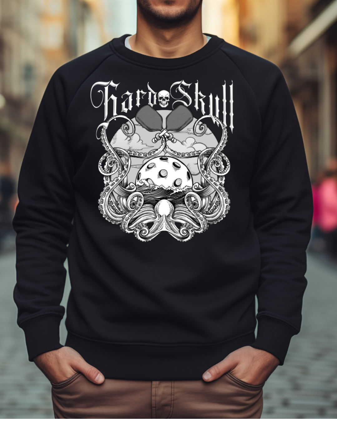 Hard skull hoodie